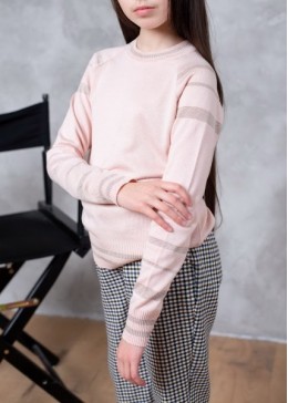 TopHat розовый свитер для девочки 20022